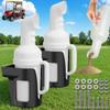 10L0L Golf Cart Sand Bottle with Holder Universal fit Club Car EZGO Yamaha, Divot Filler Sand Bottle with Grip Handle Easy to Pour (Pack of 2) view 1