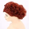 LeMarnia Women's Red Short Curly Ball Head Witch Wig for Cosplay Halloween Costume Party Wig view 3