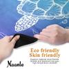 Naanle Sea Turtle Yoga Mat with Carrying Bag Set, Turtle Exercise Mat Foldable Non Slip Travel Lightweight Workout Rug for Home Gym Yoga Pilates Stretching Floor Fitness 71x26 in view 2