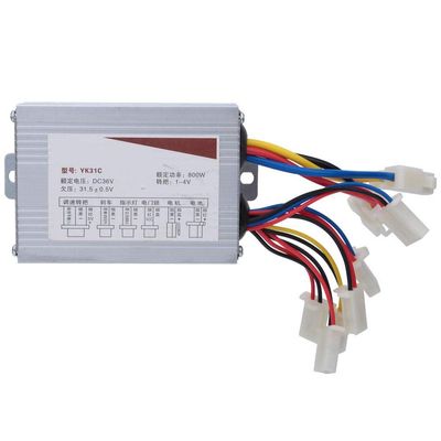 Blacoh Elektriska 36V 800W,Motor Brushless Controller,Electric Brush Motor Controller,36V 800W Electric Brush Motor Controller DC Motor Speed Control for Electro Tricycle Scooter yk31c
