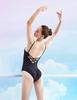 Daydance Camisole Black Leotards for Women Ballet, Gymnastics, Aerial Yoga view 3