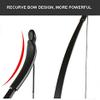 TOPARCHERY Archery 57" Takedown Youth Recurve Bow and Arrow Set Long Bow Kit with 6pcs Fiberglass Arrows for Beginner Teenagers Right Left Hand Black - Draw Weight 20lbs- 40lbs (30) view 4