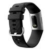 INF Silicone Watch Band Compatible with Fitbit Charge 3/4 activity bracelet, Wrist Strap for Women/Men, Adjustable Breathable Sport Replacement Band(Black) view 2