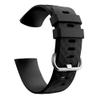 INF Silicone Watch Band Compatible with Fitbit Charge 3/4 activity bracelet, Wrist Strap for Women/Men, Adjustable Breathable Sport Replacement Band(Black) view 3