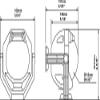 Nautos 17293 - Contest 130 Compass - Bracket Mount - Black Compass with RED Card - PLASTIMO view 2