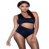 Be Wicked 1973 Kennedy Swimsuit, Black, X-Small view 1