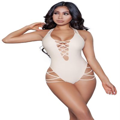 Be Wicked 1977 Amaya Swimsuit, Nude, Large