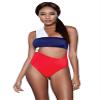 Be Wicked 1973 Kennedy Swimsuit, Red/White/Blue, X-Large view 1