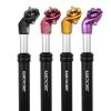 DJC Bike Suspension Seatpost Shock Absorber Damper Post 27.2 30.9 31.6 mm, Lightweight Aluminum Body(Black Head,30mm(by Shim Adapter)) view 1