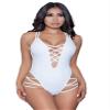 Be Wicked 1977 Amaya Swimsuit, White, Medium view 1