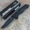 Falcon 8 Inch Folding Pocket Knife Colorful Stainless Steel Blade, 3D Statue of Liberty Engraved Handle with Belt Clip, EDC Utility Knife (Black) view 1