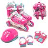 CHICAGO Skates Inline Training Skate Combo Set - Pink/Purple, Girls - Medium Sizes 1-4 view 1