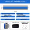 BSD Hammocks Camping Hammock for Outdoors, Backpacking & Camping Gear,Portable Hammock, Personal Hammock for Travel, Outdoors Tree & Hiking Gear Hammock That Holds 440lbs. (Blue and Grey) view 3