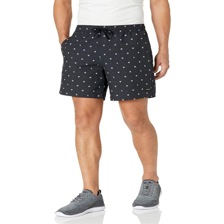 Burton Mens Creekside Short, True Black Logo Dot, Small