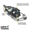Yukon Charlie's National Park Snowshoe Kit, 8-inch x 21-inch, Includes Snowshoes, Trekking Poles and Travel Bag view 3