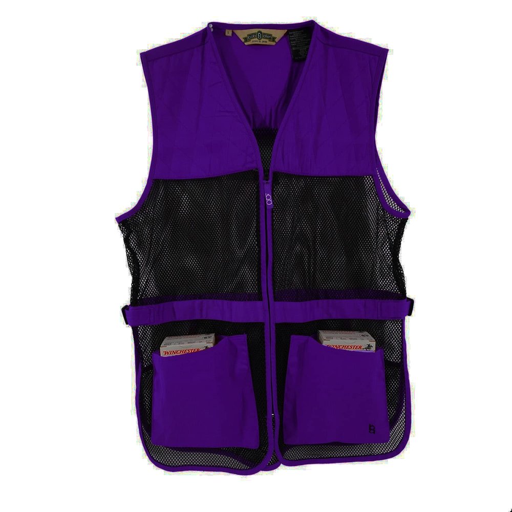 Bob Allen 245M Full Mesh Dual Pad Shooting Vest Purple 2X