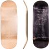 Cal 7 Blank Maple Skateboard Deck | 7.75, 8.0, 8.25 and 8.5 Inch | (Black/Natural, 7.75 inch) view 1