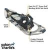 Yulon Charlie's National Park Snowshoe Kit, 8-inch x 25-inch, Includes Snowshoes, Trekking Poles and Travel Bag view 3