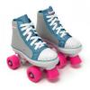 Chicago Girls Fashion Quad Skates  Glitter High-Top, Flashing Lights, 54mm Urethane Wheels, Adjustable Trucks, Indoor & Outdoor Use view 1