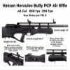 Hatsan HGHercBull-45 Hercules Bully .45 Caliber with Included Wearable4U 100x Paper Targets and Towel Bundle (Black) view 2