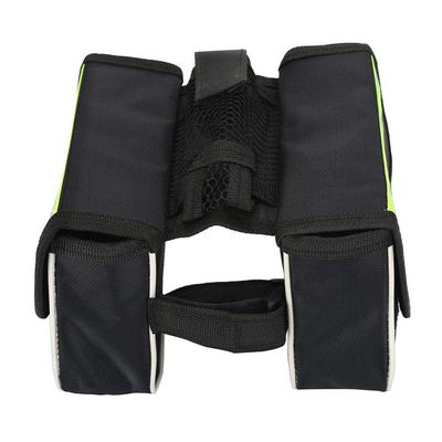 Keenso Cycling Front Frame Bag, Top Tube Bag Front Frame Saddle Top Tube Bag Cycling Double Pouches Bag Cycling