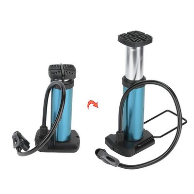 Pump, Mini Foot Pump Portable High Pressure Floor Inflator Tire Air Pump Portable Foot Pump (Blue) Repair Hardware Tools