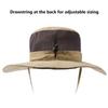 BASSDASH UPF 50+ Sun Fishing Hat Water Resistant with Detachable Neck Flap Khaki view 3
