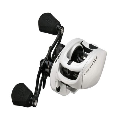 13 FISHING - Concept C2 - Low-Profile Baitcast Fishing Reel - 5.6:1 - Right Hand Retrieve (Fresh+Salt) - C2-5.6-RH,White