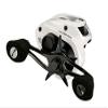 13 FISHING - Concept C2 - Low-Profile Baitcast Fishing Reel - 5.6:1 - Right Hand Retrieve (Fresh+Salt) - C2-5.6-RH,White view 3
