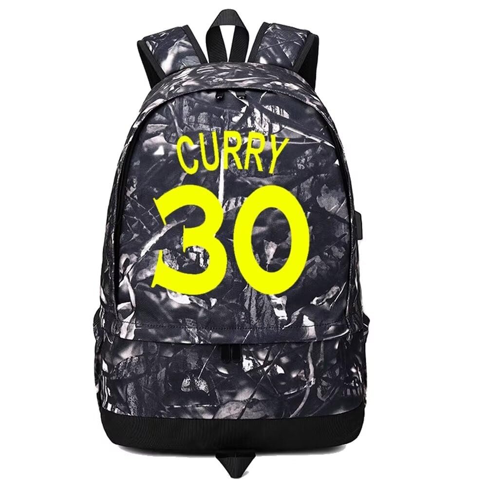 Basketball SC30 Ball Storage Backpack Sports Equipment Depositary Multifunctional Bag For Men Women (Grey Pattern 2)