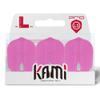 LSTYLE Dart Flights - L3 PRO KAMI Shape - Pink | Set of 3 | for Soft & Steel Tip Darts view 1