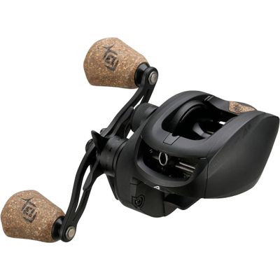 13 FISHING - Concept A2 Baitcast Reel - 6.8:1 Gear Ratio - Left Hand Retrieve (Fresh+Salt) - A2-6.8-LH Black