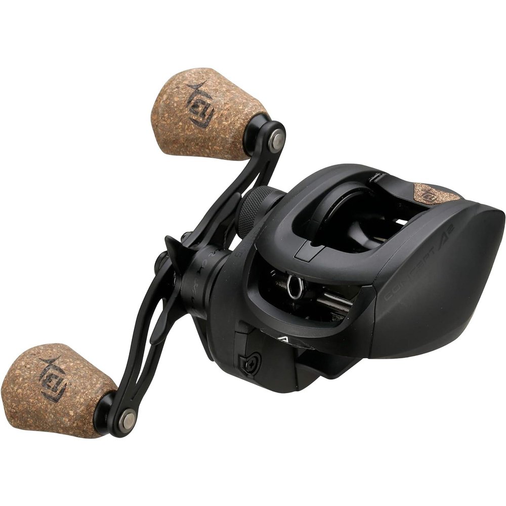 13 FISHING - Concept A2 Baitcast Reel - 6.8:1 Gear Ratio - Left Hand Retrieve (Fresh+Salt) - A2-6.8-LH Black