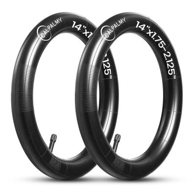 (2 Pack) CalPalmy 14" x 1.75/1.95/2.125" Kids Bike Replacement Inner Tubes - Inner Tube Replacement with 32mm Schrader Valve for JOYSTAR, COEWSKE, and Segway Ninebot Kids Bike