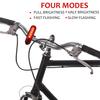 4 Pieces USB Rechargeable LED Bicycle Light Rear and Front Bike Light Waterproof Bike Headlight and Taillight, 4 USB Cables Included view 4