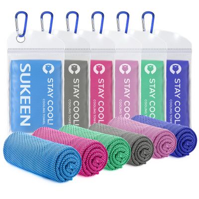 Sukeen Cooling Towel,Instant Evaporative Cooling for Sports,Yoga,Golf,Gym,Neck,Workout and More(40x 12)