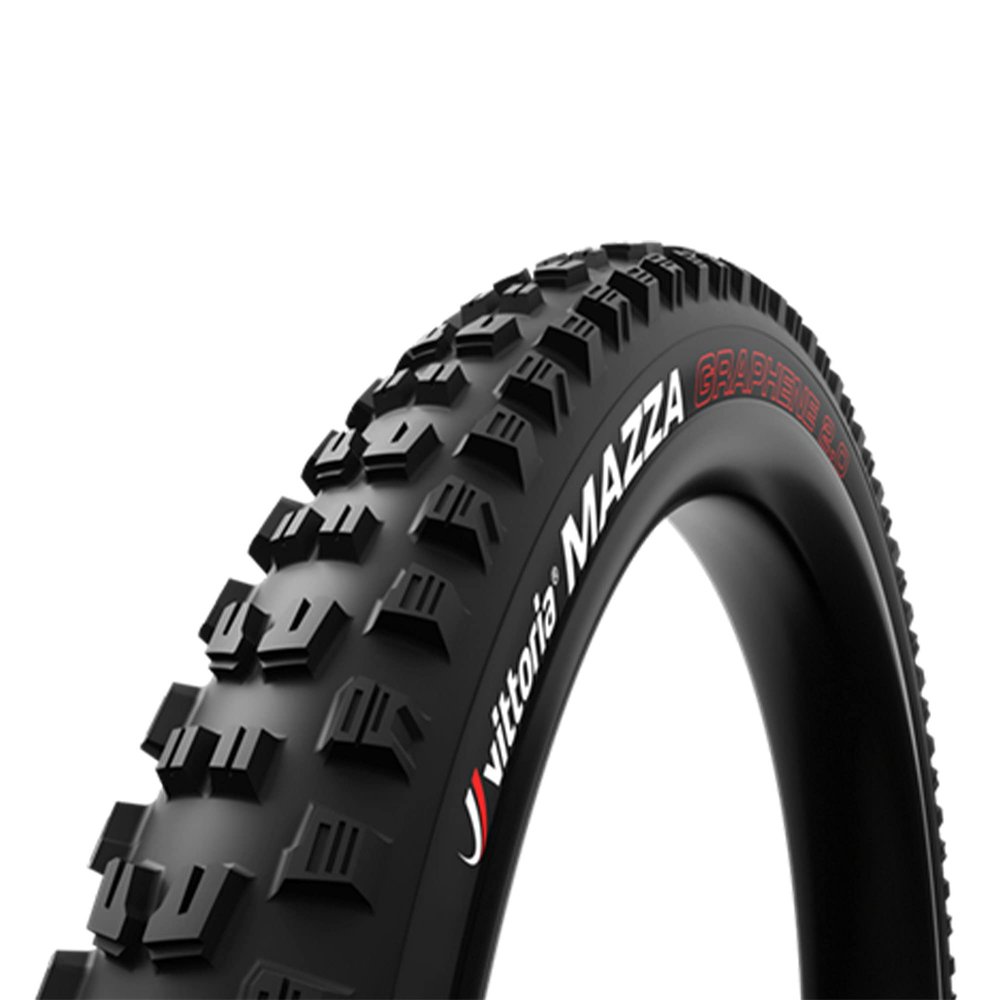 Vittoria Mazza Mountain Bike Tires for Mixed Terrain Conditions - Enduro TNT G2.0 MTB Tire (29x2.4), Full Black