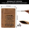 23rd Birthday Gifts for Son - 23rd Birthday Decorations Pocket Wallet for Boys Gifts From Mom- 23 Year Old Son Birthday Graduation Christmas Gifts for Male view 3