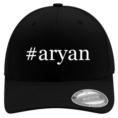 #Aryan - Embroidered Adjustable Fit Baseball Hat | Unisex Cap for Men and Women | Modern Cap with Adjustable Fit Band and Pre-Curved Bill | Black | Large/X-Large