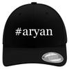 #Aryan - Embroidered Adjustable Fit Baseball Hat | Unisex Cap for Men and Women | Modern Cap with Adjustable Fit Band and Pre-Curved Bill | Black | Large/X-Large view 1
