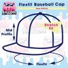 #Aryan - Embroidered Adjustable Fit Baseball Hat | Unisex Cap for Men and Women | Modern Cap with Adjustable Fit Band and Pre-Curved Bill | Black | Large/X-Large view 4