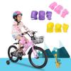 6 in 1 Set Kids Protective Gear Knee Pads and Elbow Pads with Wrist Guard for Skating Cycling Bike Scooter (Purple) view 2