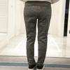 ZGZZ7 Maternity Pregnant Women Winter Warm Active Sweatpants Casual Fleece-Lining Joggers Pants (Grey, Large) view 3