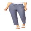 32 Degrees Ladies' Stretch Linen Blend Pant (Gray, X-Large) view 1