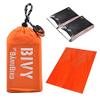 2/3 pcs/Set Outdoor Emergency Sleeping Bag Thermal Keep Warm Waterproof Mylar First Aid Emergency Blanke Camping Survival Gear (Silver) view 1