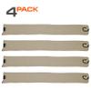 Silicone Treated Gun Socks for Rifles, Extra Wide - Fit Scopes, Pistol Grips & Tactical Accessories, 47 x 6 (Coyote Brown 4-Pack) view 2