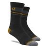 100% x Crank Brothers Trail Socks Black/Gold, M - Men's view 1