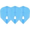 LSTYLE Dart Flights - L3 PRO KAMI Shape - Light Blue | Set of 3 | for Soft & Steel Tip Darts view 3