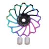 Keenso Rear Derailleur Pulley, Mountain Ceramics Rear Derailleur Pulley Bearings Cycling Accessory(13T) and Spare Parts view 1