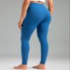 Colorfulkoala Women's High Waisted Tummy Control Workout Leggings 7/8 Length Ultra Soft Yoga Pants 25" (XS,Classic Blue) view 2